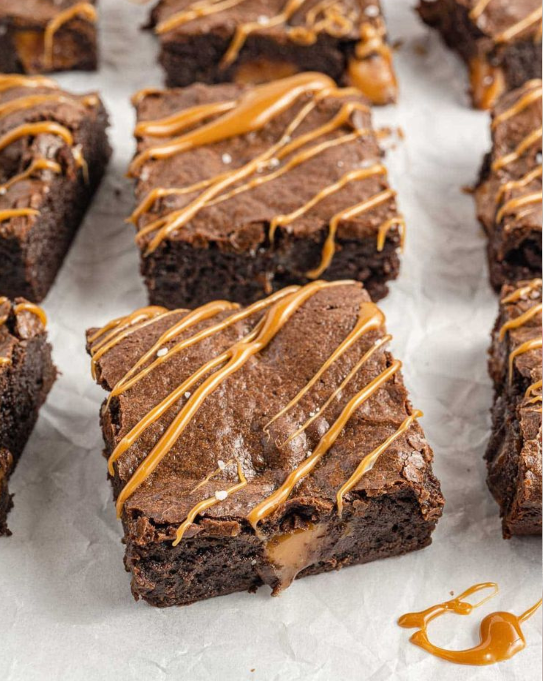 Salted Caramel Fudge Brownie (100 gm)