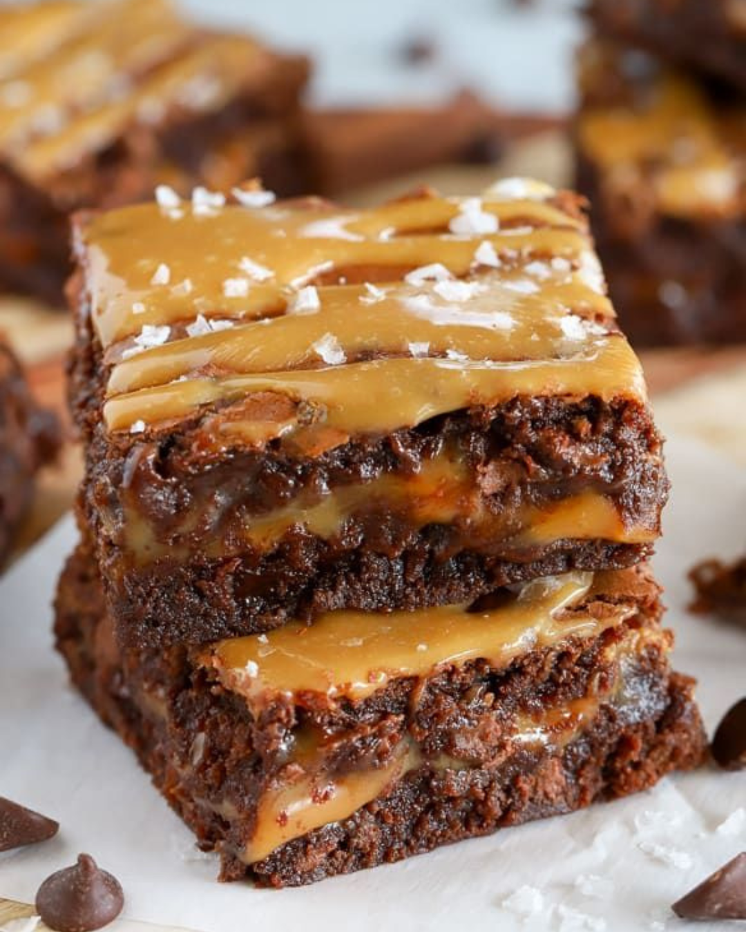 Salted Caramel Fudge Brownie (100 gm)